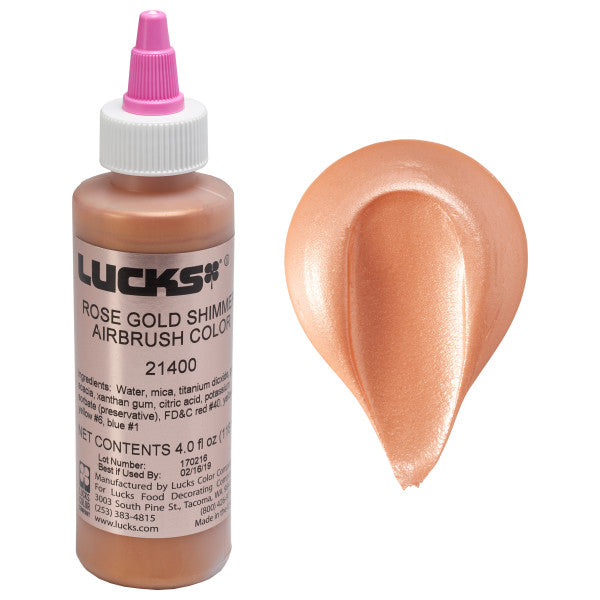 DecoPac Rose Gold Shimmer Premium Airbrush Color