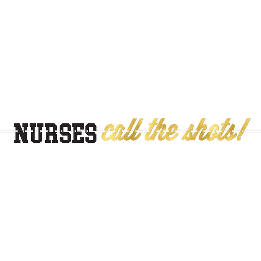 Nursing School Grad Ribbon Letter Banner