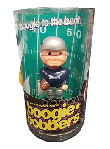 New England Patriots Boogie-Bobber Sound-Responsive Bobblehead
