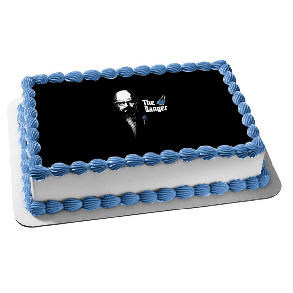 Breaking Bad Walter White the Danger Black and White Edible Cake Topper Image ABPID27072