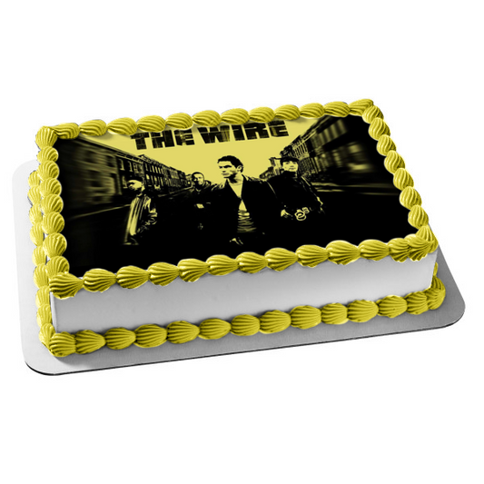 Imagen de decoración comestible para tarta de The Wire Jimmy McNulty Bodie Broadus ABPID27089 