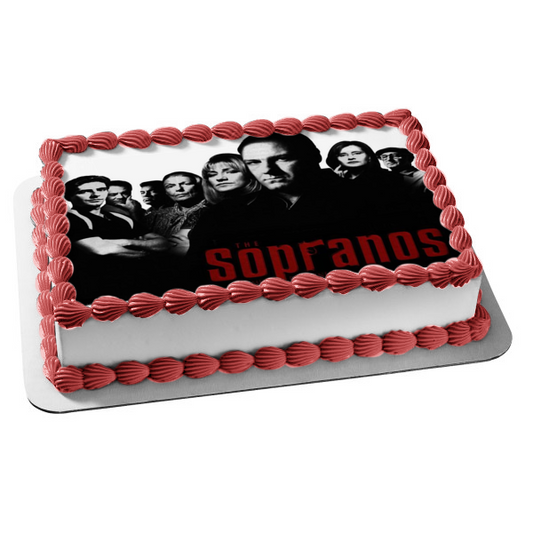 The Sopranos Family Redefined Tony Soprano Jennifer Melfi Livia Soprano Patsy Parisi Edible Cake Topper Image ABPID27102