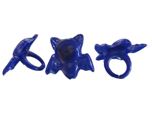 11ct. Blue Bat Halloween Cupcake Rings