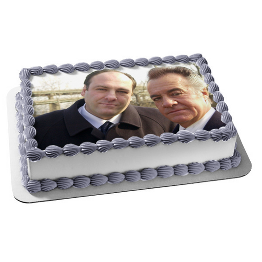The Sopranos Tony Soprano Paulie Gualtieri Edible Cake Topper Image ABPID27109