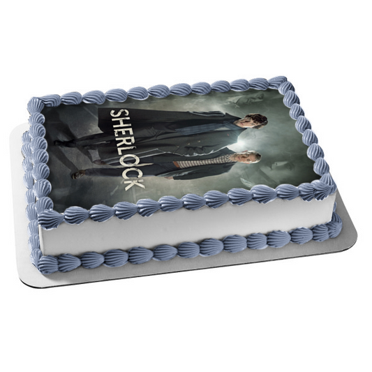 Sherlock Sherlock Holmes John Watson Poster Edible Cake Topper Image ABPID27125