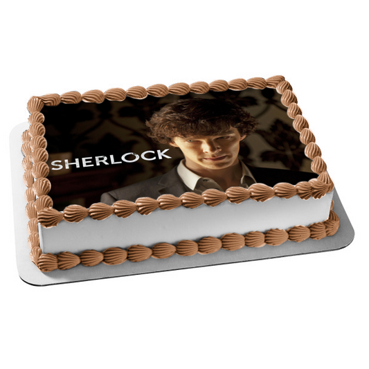 Logotipo de Sherlock Sherlock Holmes Imagen comestible para decoración de tarta ABPID27127 