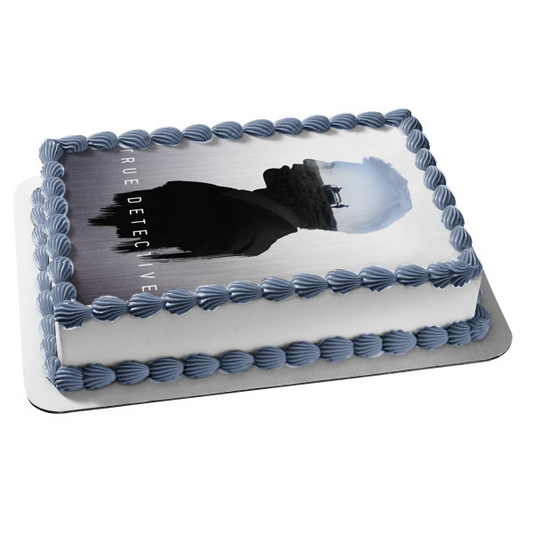 True Detective Martin Hart Profile Field Car Edible Cake Topper Image ABPID27177