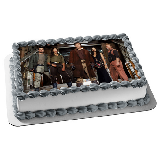 Firefly Zoe Malcom Inara Hoban Jayne Edible Cake Topper Image ABPID27192