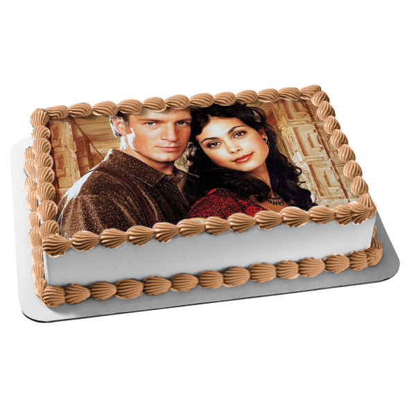 Firefly Malcom Inara Embracing Edible Cake Topper Image ABPID27194