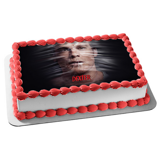 Imagen de adorno comestible para pastel de Dexter envuelto en plástico ABPID26988 