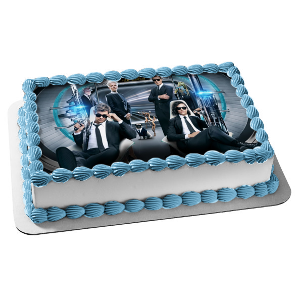 Men In Black International Agent O Agent H High T Edible Cake Topper Image ABPID49707