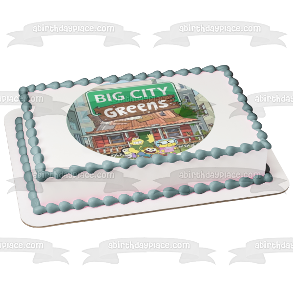 Big City Greens Cricket Tilly Bill Gramma Edible Cake Topper Image ABPID50930