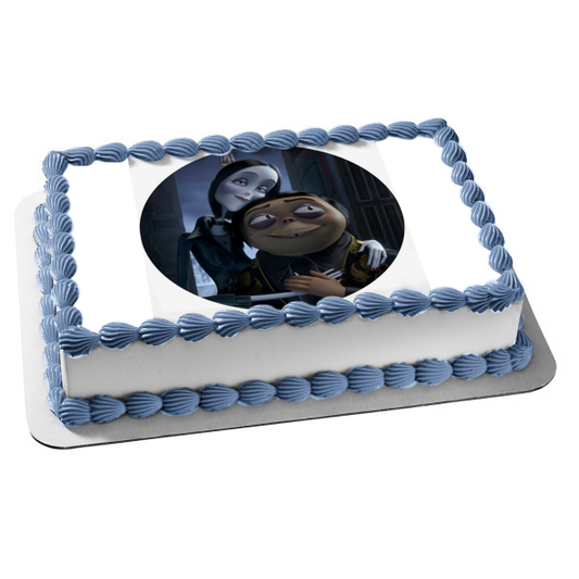 The Addams Family Movie Morticia Gomez Addams Edible Cake Topper Image ABPID50374