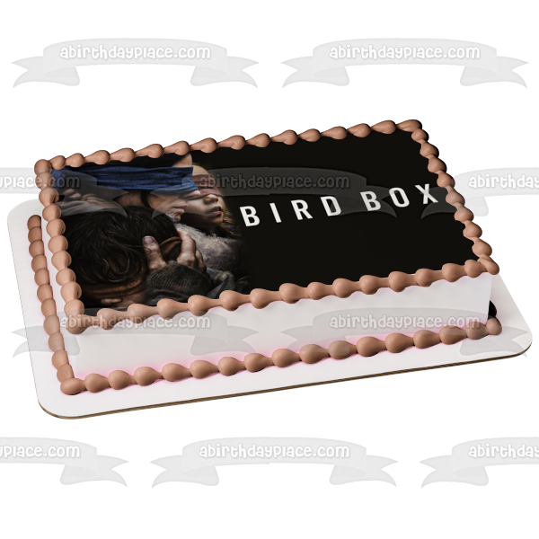 Bird Box Malorie Boy Girl Edible Cake Topper Image ABPID51194