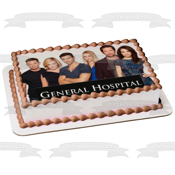 General Hospital Ava Jerome Elizabeth Webber Jason Morgan Edible Cake Topper Image ABPID51258
