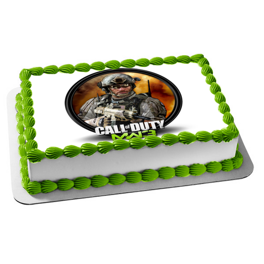 Call of Duty Modern Warfare 3 Sandman Edible Cake Topper Image ABPID51275