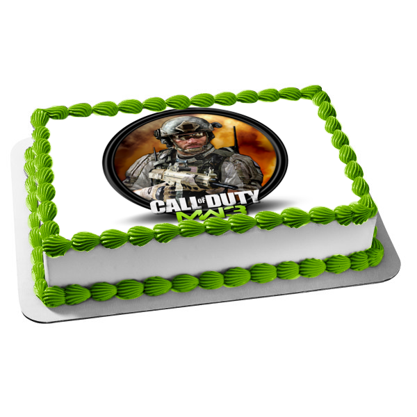Call of Duty Modern Warfare 3 Sandman Edible Cake Topper Image ABPID51275