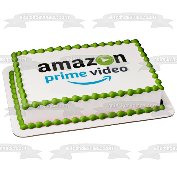 Amazon Prime Video Logo Edible Cake Topper Image ABPID51304