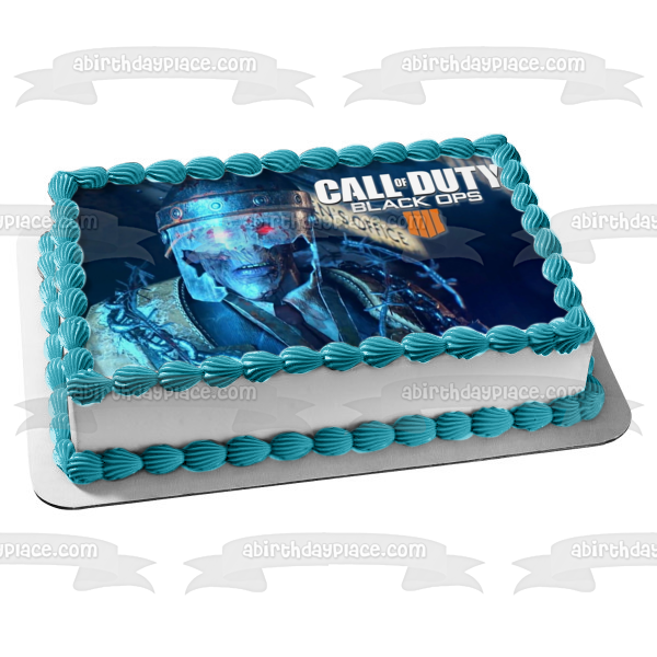 Call of Duty Black Ops 4 Edible Cake Topper Image ABPID51374