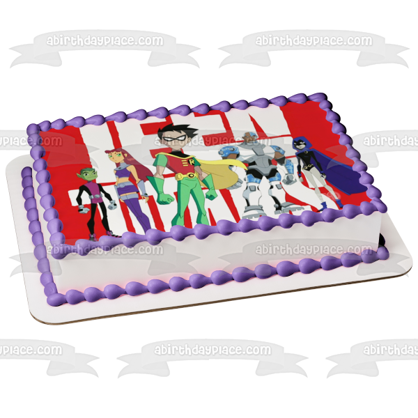 Original Teen Titans Edible Cake Topper Image ABPID51400