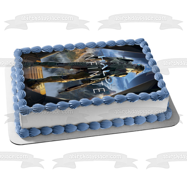Halo Infinite XBox Skybox Labs Halo 6 Edible Cake Topper Image ABPID51418