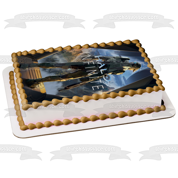 Halo Infinite XBox Skybox Labs Halo 6 Edible Cake Topper Image ABPID51418