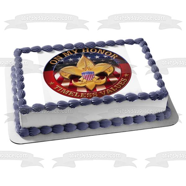 PRE-CUT Boy Scout Eagle Scout Ranks EDIBLE Cake Images, Court of Honor  Cake, Edible Scout Ranks for Cakes