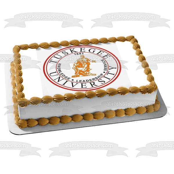 Tuskegee University Edible Cake Topper Image ABPID51743