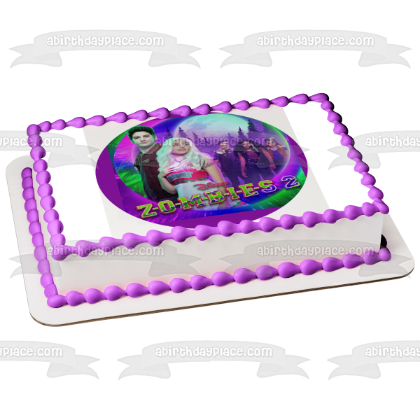 Disney Zombies 3 Zed and Addison Edible Cake Topper Image ABPID56489 