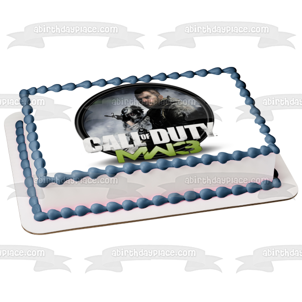 Call of Duty Modern Warfare 3 John Mactavish Edible Cake Topper Image ABPID51276