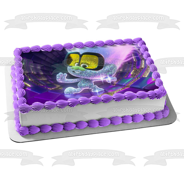 Trolls World Tour Tiny Diamond Edible Cake Topper Image ABPID51323