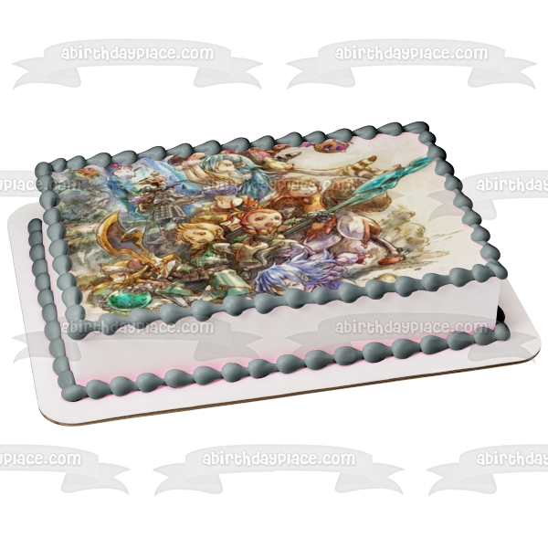 Final Fantasy Crystal Chronicles Remastered Edition Clavats Edible Cake Topper Image ABPID51881