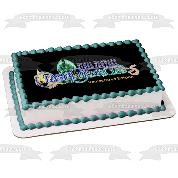 Final Fantasy Crystal Chronicles Remastered Edition Edible Cake Topper Image ABPID51879