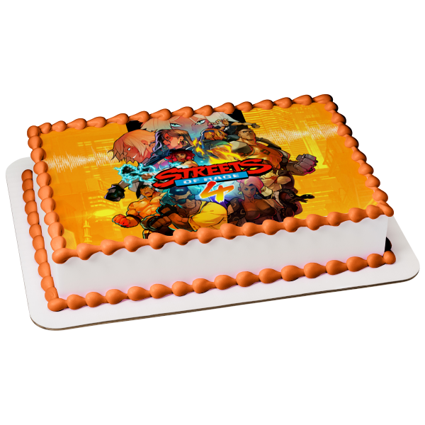 Streets of Rage 4 Blaze Axel Catherine Carlos Edible Cake Topper Image ABPID51935