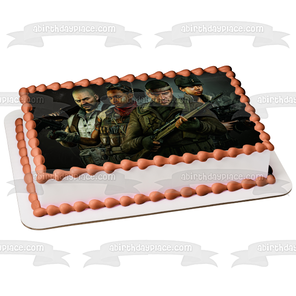 Zombie Army 4 Dead War Karl Shola Jun Boris Edible Cake Topper Image ABPID51912