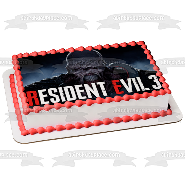 Resident Evil 3 Nemesis Edible Cake Topper Image ABPID51916 – A Birthday Place