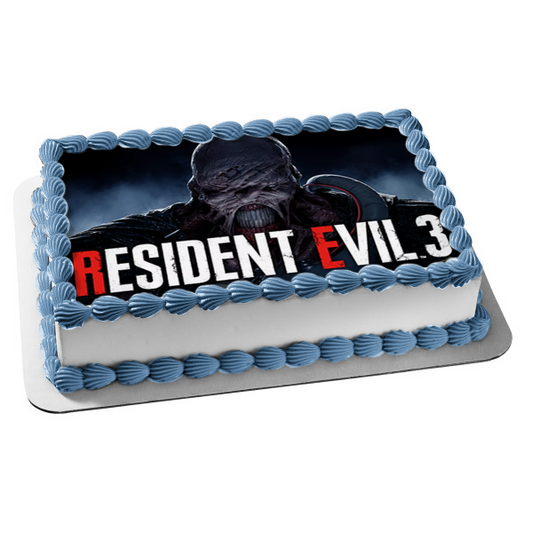 Resident Evil 3 Nemesis Edible Cake Topper Image ABPID51916