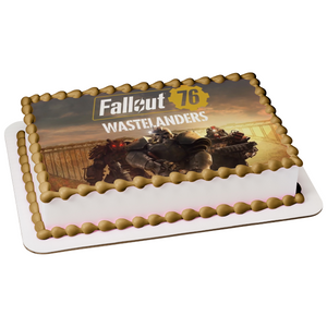 Fallout 76 Wastelanders Factions Edible Cake Topper Image ABPID51918