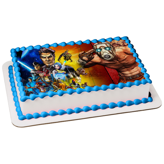 Borderlands Legendary Collection Maya Salvadore Axton Edible Cake Topper Image ABPID51953