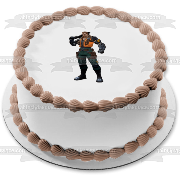 Valorant Character Breach Edible Cake Topper Image ABPID51716