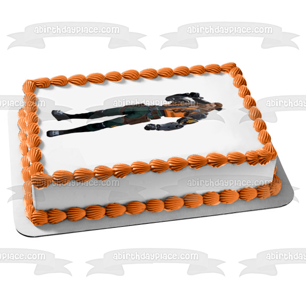 Valorant Character Breach Edible Cake Topper Image ABPID51716