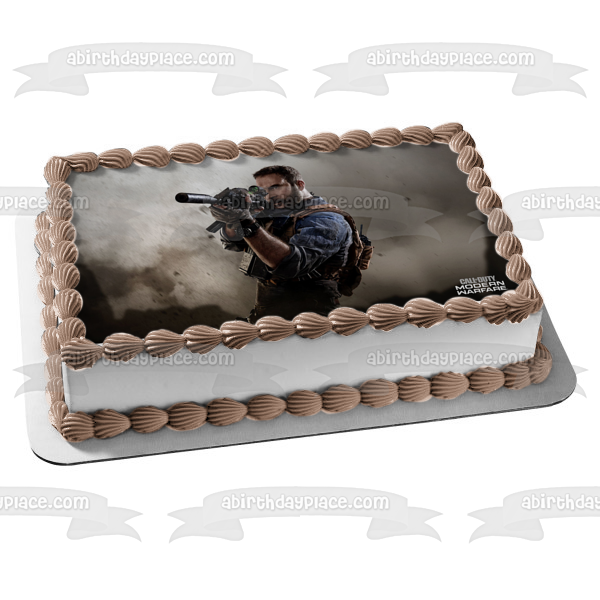 Call of Duty: Modern Warfare Captain Price Edible Cake Topper Image ABPID51736