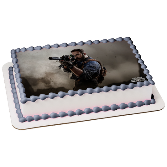 Call of Duty: Modern Warfare Captain Price Edible Cake Topper Image ABPID51736