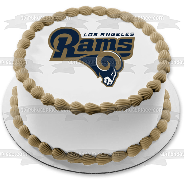 Amazon.com: Rams Cake Topper 1/4 8.5 x 11.5 Inches Birthday Cake Topper :  Grocery & Gourmet Food