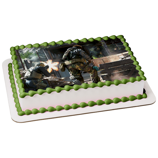 Call of Duty: Modern Warfare Gunfight 3 Edible Cake Topper Image ABPID51746