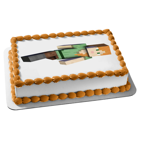 Minecraft Jane Edible Cake Topper Image ABPID51981
