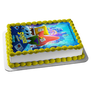 The Spongebob Movie: Sponge on the Run Patrick Kick Me Signs Edible Cake Topper Image ABPID52040