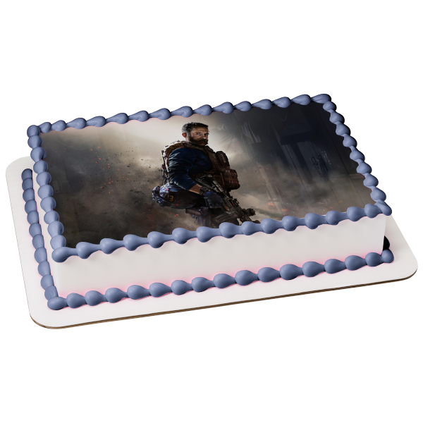 Call of Duty: Modern Warfare Captain Price Edible Cake Topper Image ABPID51727