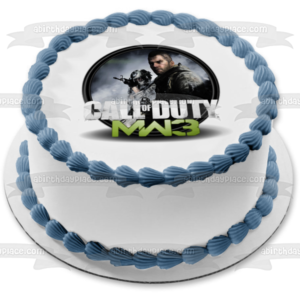 Call of Duty Modern Warfare 3 John Mactavish Edible Cake Topper Image ABPID51276