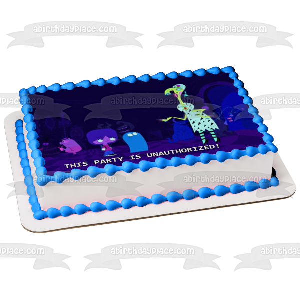 Foster's Home for Imaginary Kids This Party Is Unauthorized Edible Cake Topper Image ABPID52048